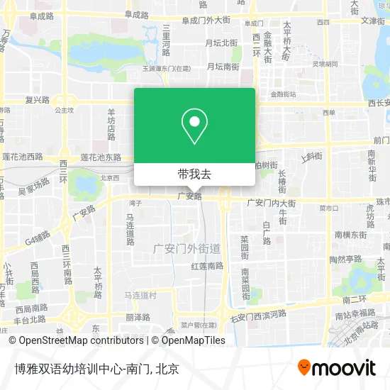 博雅双语幼培训中心-南门地图