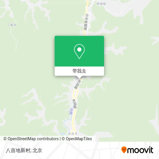 八亩地新村地图
