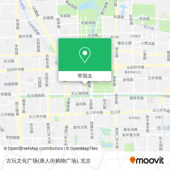 古玩文化广场(唐人街购物广场)地图