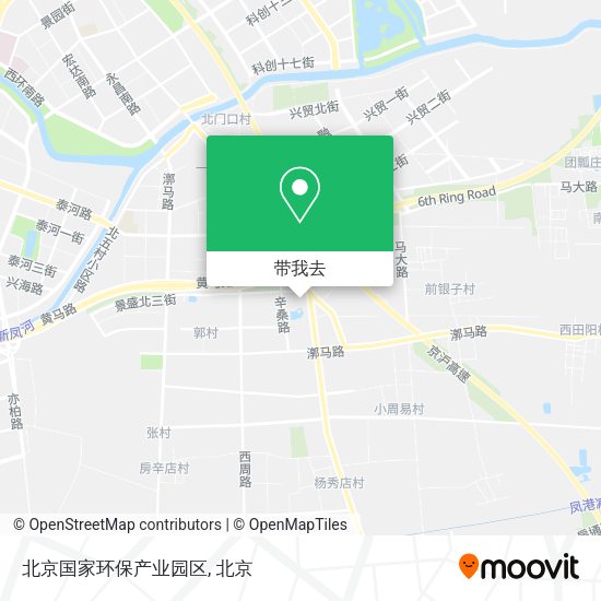 北京国家环保产业园区地图