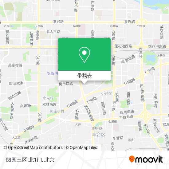 阅园三区-北1门地图