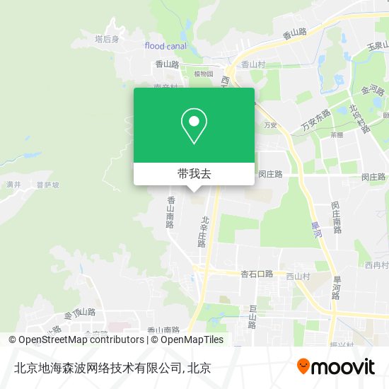 北京地海森波网络技术有限公司地图