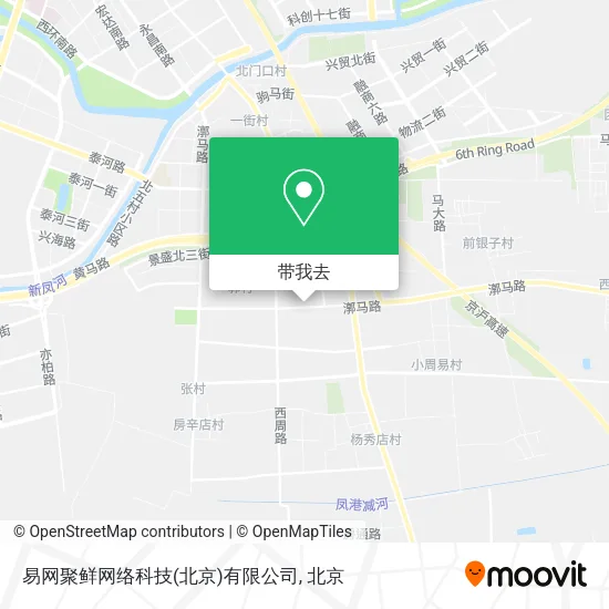 易网聚鲜网络科技(北京)有限公司地图