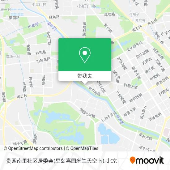 贵园南里社区居委会(星岛嘉园米兰天空南)地图