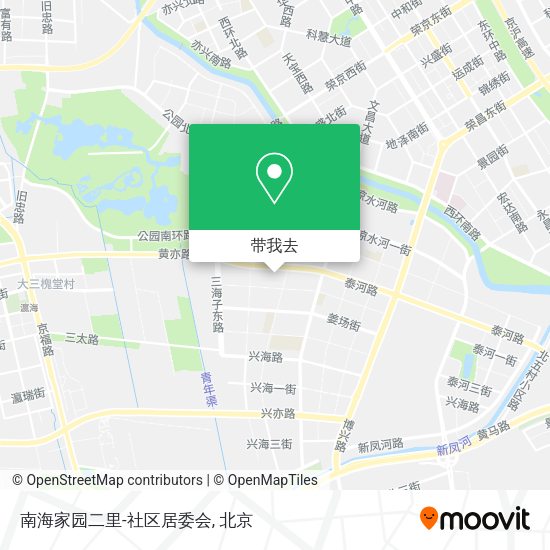 南海家园二里-社区居委会地图