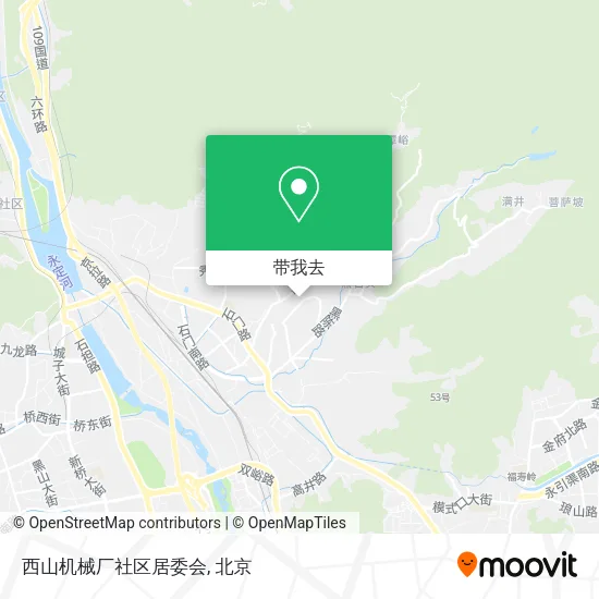 西山机械厂社区居委会地图