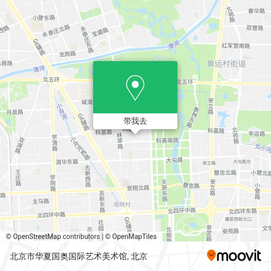 北京市华夏国奥国际艺术美术馆地图