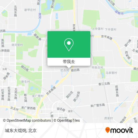 城东大馄饨地图