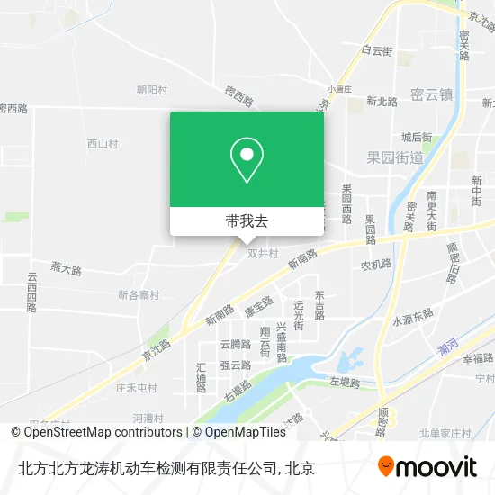 北方北方龙涛机动车检测有限责任公司地图