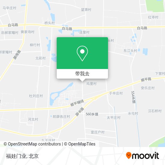 福娃门业地图