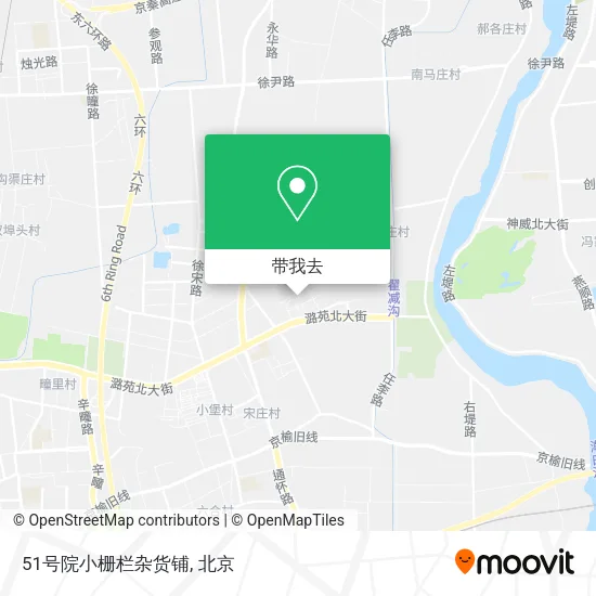 51号院小栅栏杂货铺地图