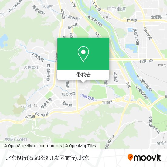 北京银行(石龙经济开发区支行)地图