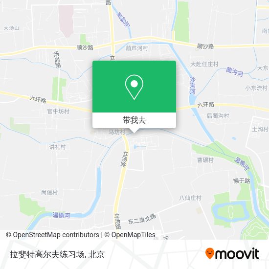 拉斐特高尔夫练习场地图