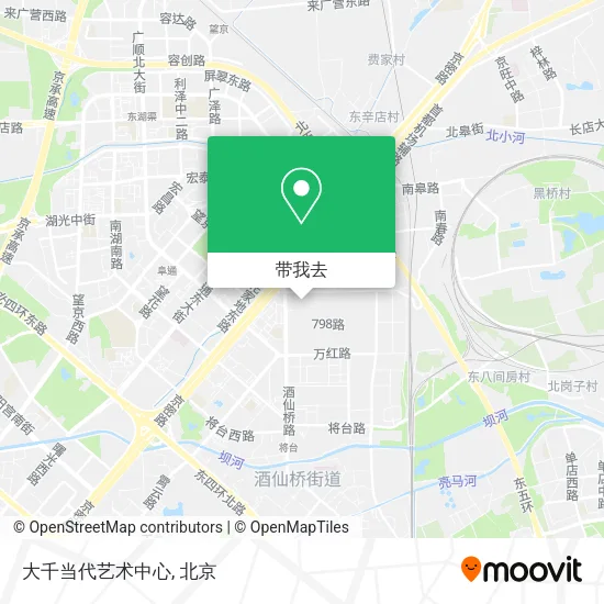 大千当代艺术中心地图