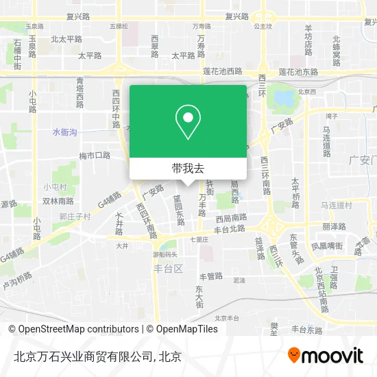 北京万石兴业商贸有限公司地图