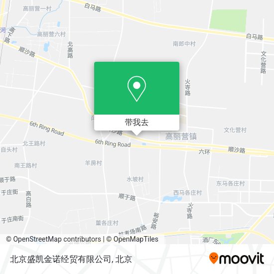 北京盛凯金诺经贸有限公司地图