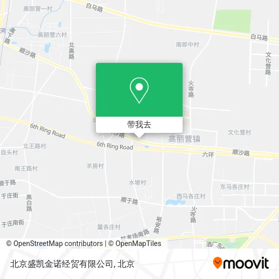 北京盛凯金诺经贸有限公司地图