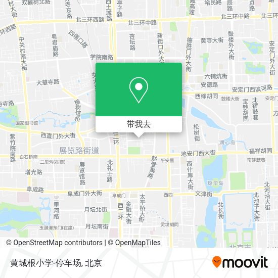 黄城根小学-停车场地图
