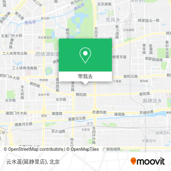 云水遥(延静里店)地图