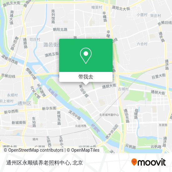 通州区永顺镇养老照料中心地图