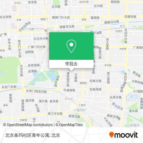 北京条玛社区青年公寓地图