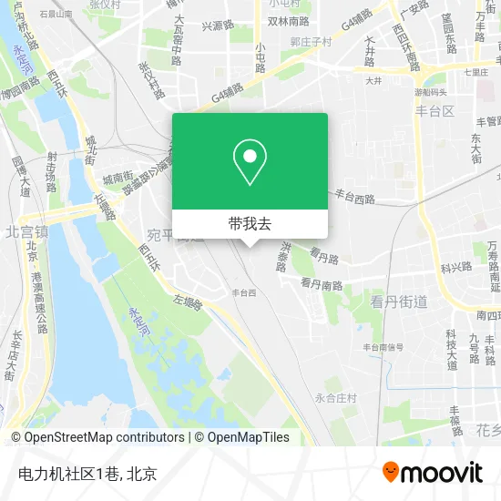 电力机社区1巷地图