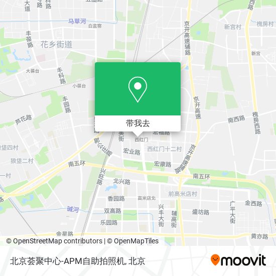 北京荟聚中心-APM自助拍照机地图