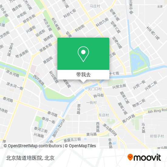 北京陆道培医院地图