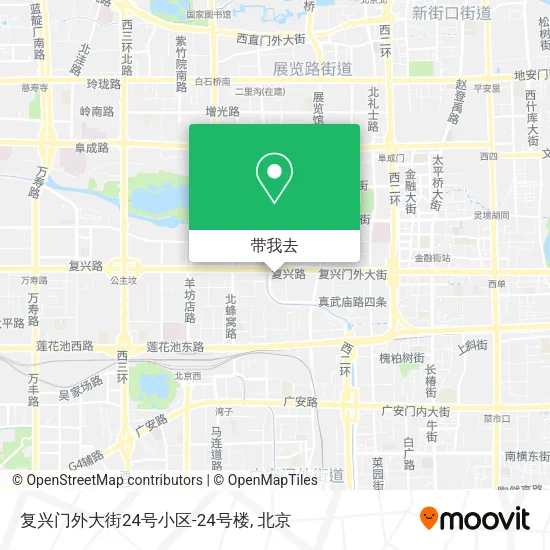 复兴门外大街24号小区-24号楼地图