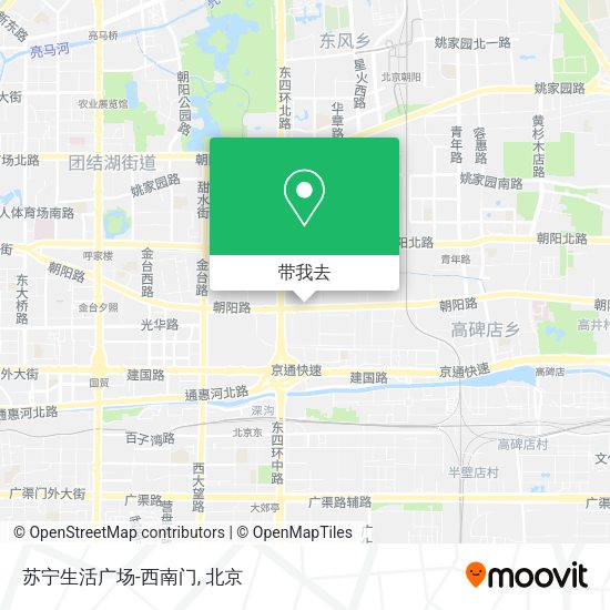 苏宁生活广场-西南门地图