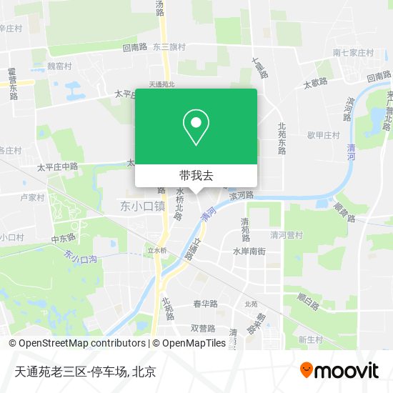 天通苑老三区-停车场地图