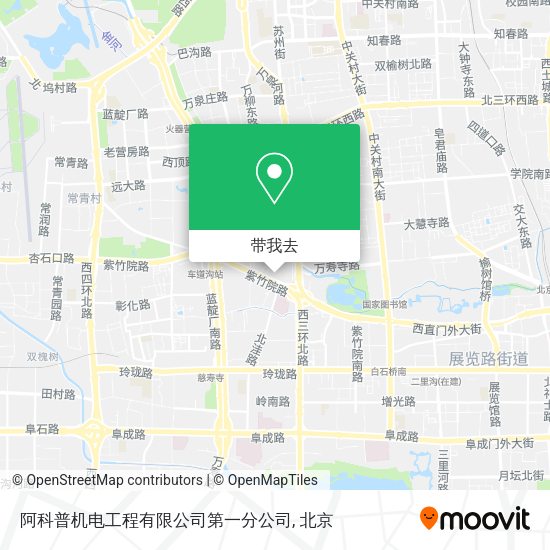 阿科普机电工程有限公司第一分公司地图