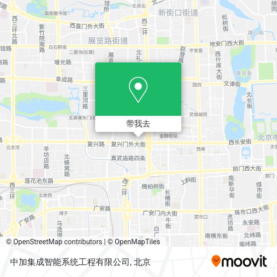 中加集成智能系统工程有限公司地图
