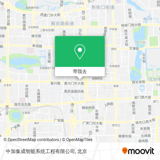 中加集成智能系统工程有限公司地图