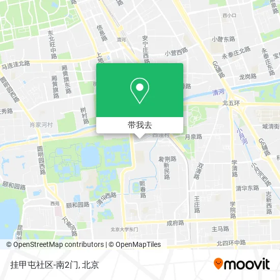 挂甲屯社区-南2门地图