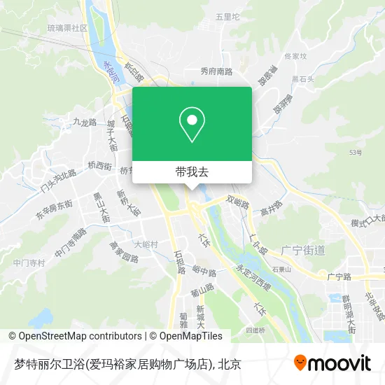 梦特丽尔卫浴(爱玛裕家居购物广场店)地图