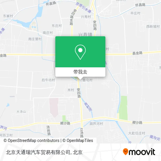 北京天通瑞汽车贸易有限公司地图