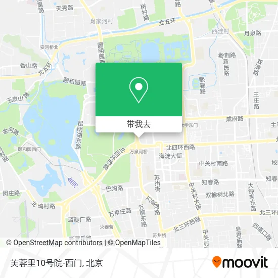 芙蓉里10号院-西门地图