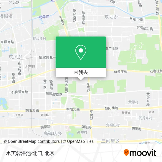 水芙蓉浴池-北门地图