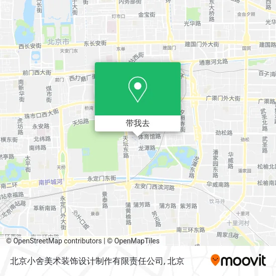 北京小舍美术装饰设计制作有限责任公司地图