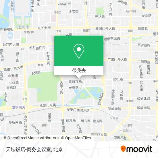 天坛饭店-商务会议室地图
