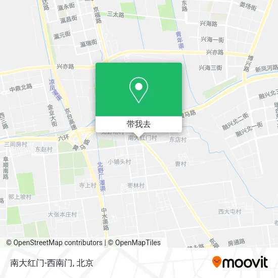 南大红门-西南门地图