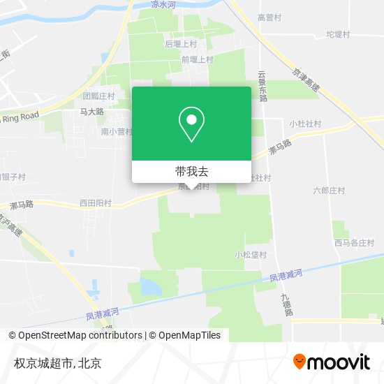 权京城超市地图