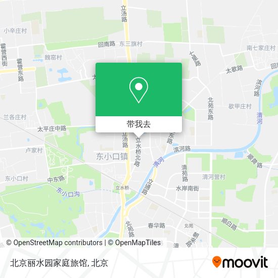 北京丽水园家庭旅馆地图