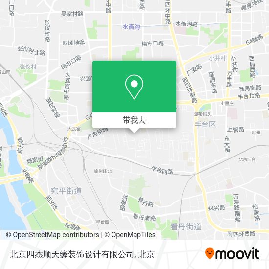 北京四杰顺天缘装饰设计有限公司地图