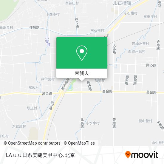 LA豆豆日系美睫美甲中心地图