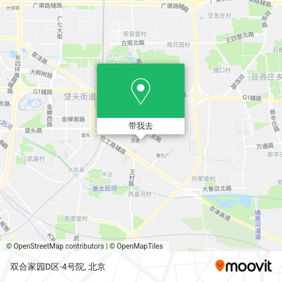 双合家园D区-4号院地图