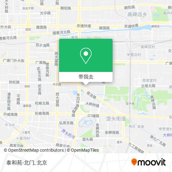 泰和苑-北门地图