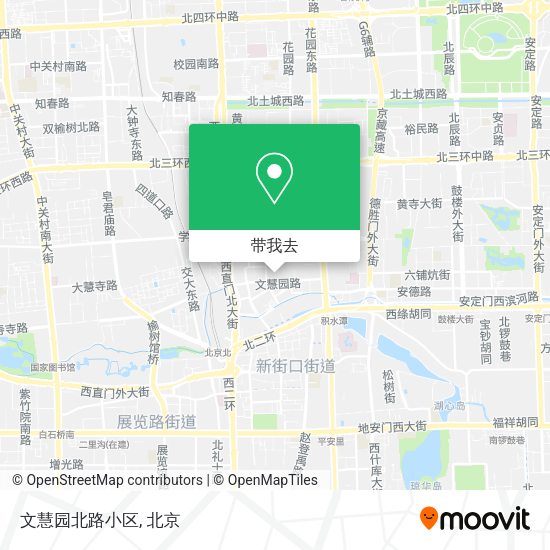 文慧园北路小区地图