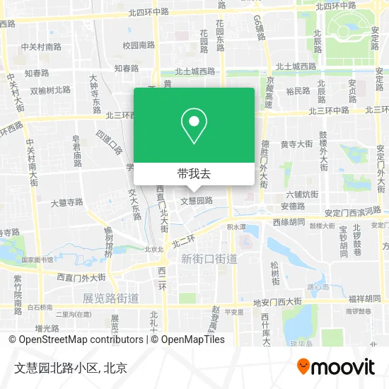 文慧园北路小区地图